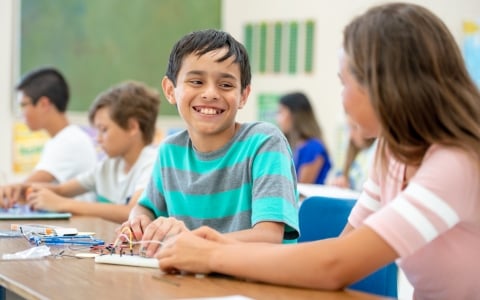 Elementary School Students Smiling - Richmond Public Schools